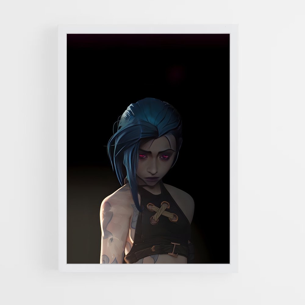 Poster Jinx et ses Enigmes – affiche League Of Legends (vue 3)